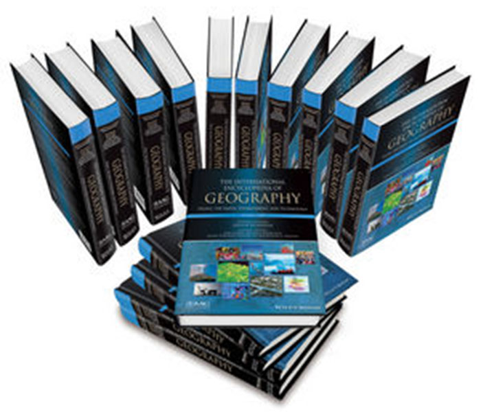 Image showing complete set of The International Encyclopedia of Geography: People, the Earth, Environment, and Technology